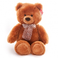 Мягкая игрушка «Сидячий коричневый медведь» (54 см)